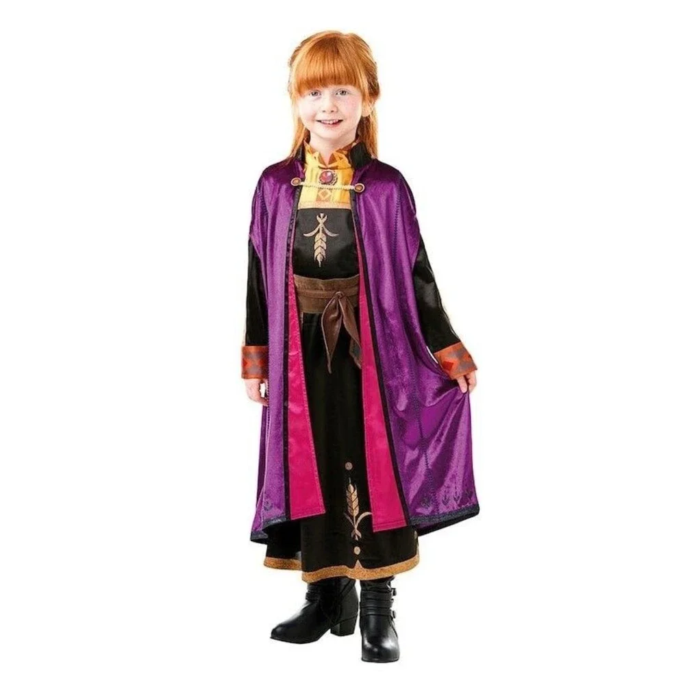 Disney Frozen 2 Anna Deluxe Child Costume Size Small 4-6